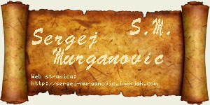 Sergej Murganović vizit kartica